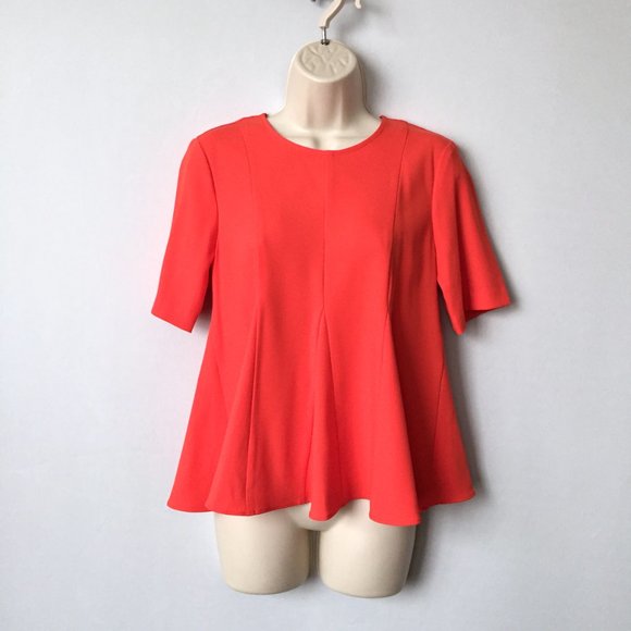 OPENING CEREMONY Moodie Pleated Short Sleeve Top - Picture 3 of 11